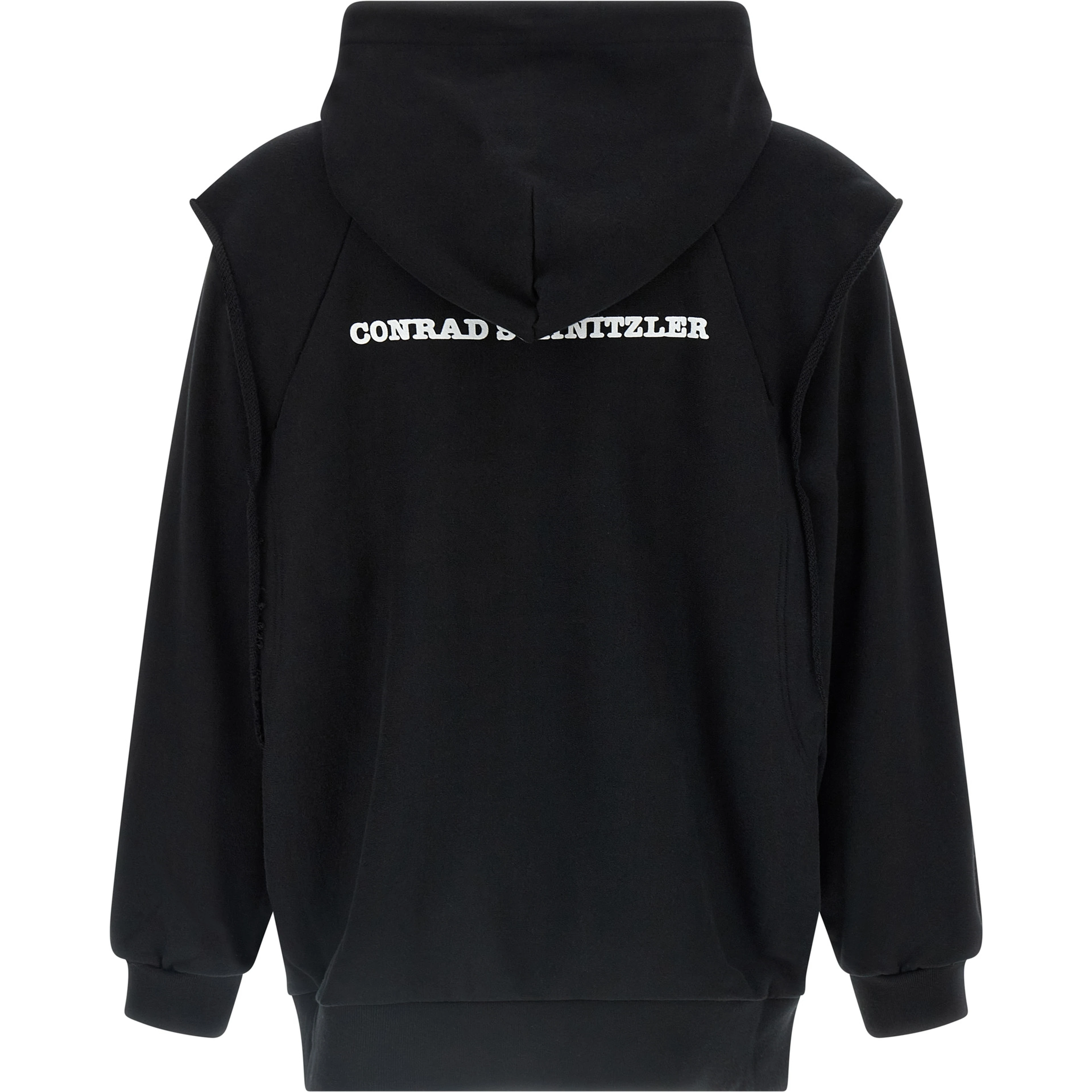 Black Cotton Sweatshirt