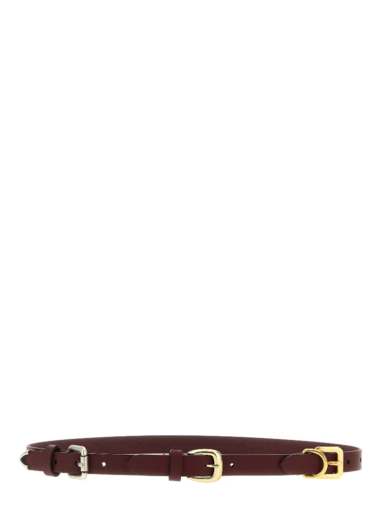 Bordeaux Calfskin Belt
