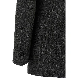 Gray Viscose Two-Piece Suit