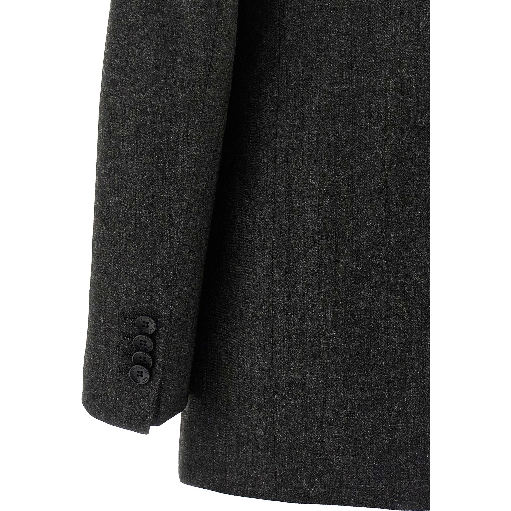 Gray Viscose Two-Piece Suit