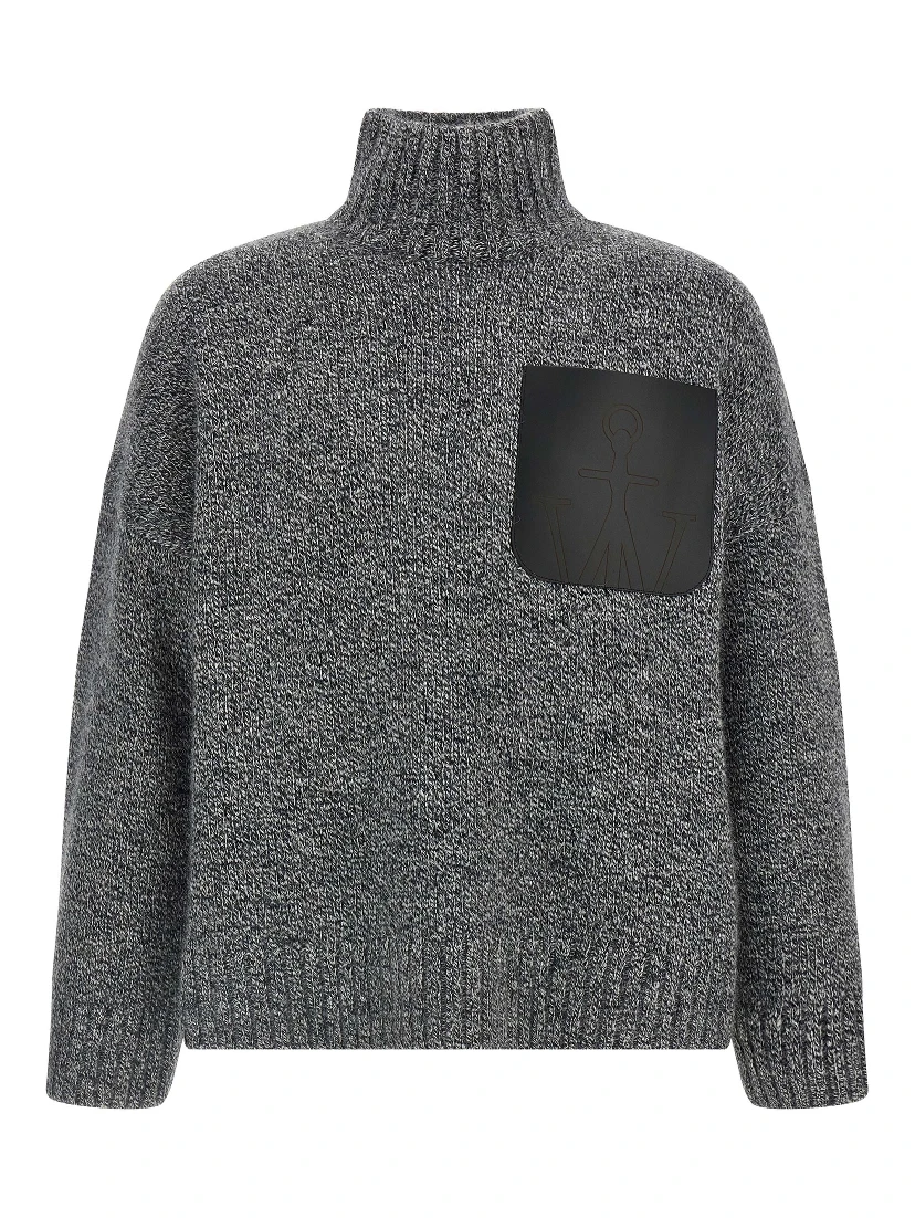 Gray Wool Cardigan