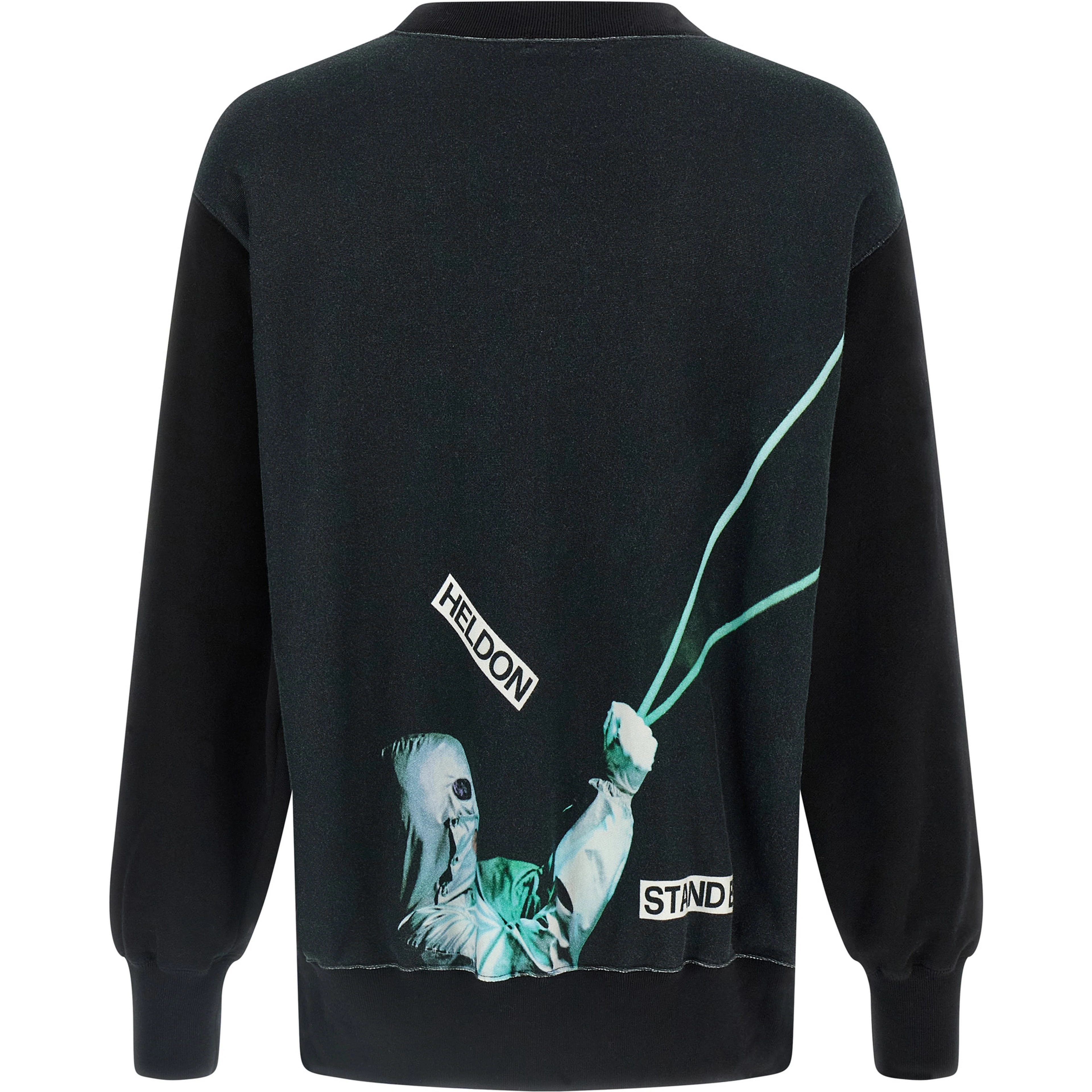 Black Cotton Sweatshirt