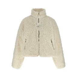 White Polyester Jacket