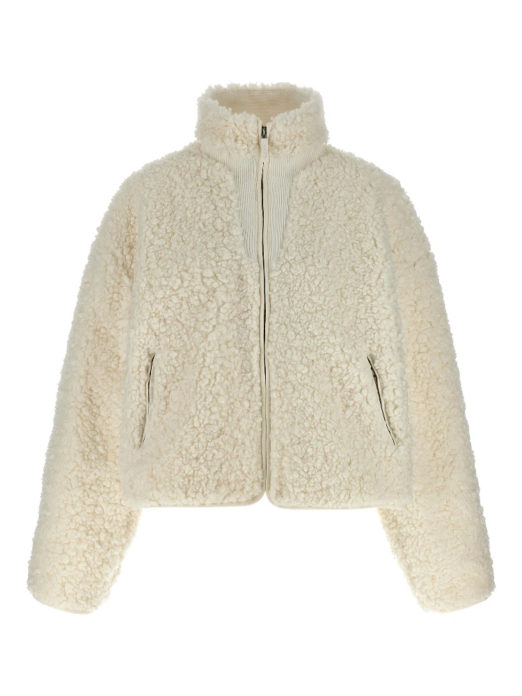 White Polyester Jacket