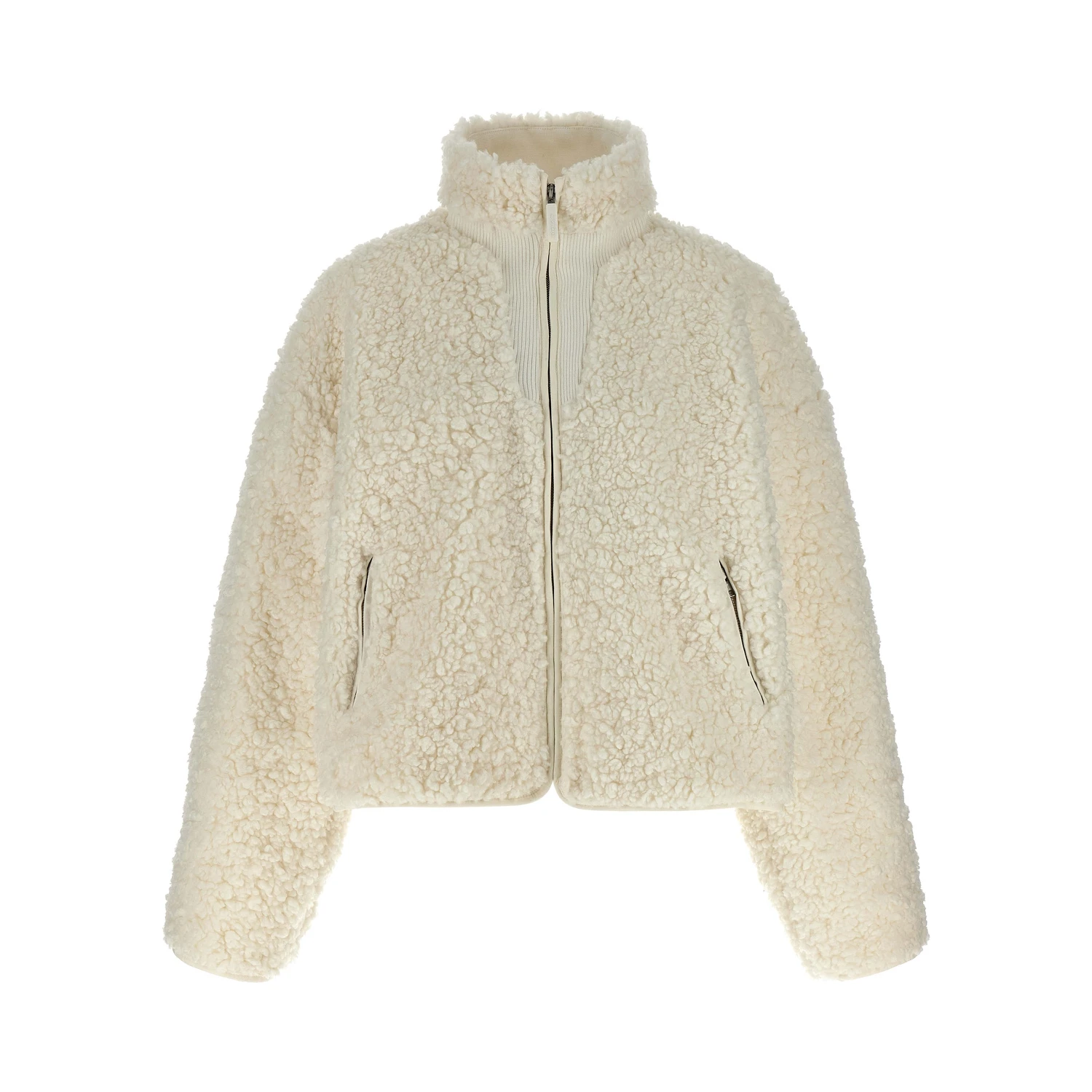 White Polyester Jacket