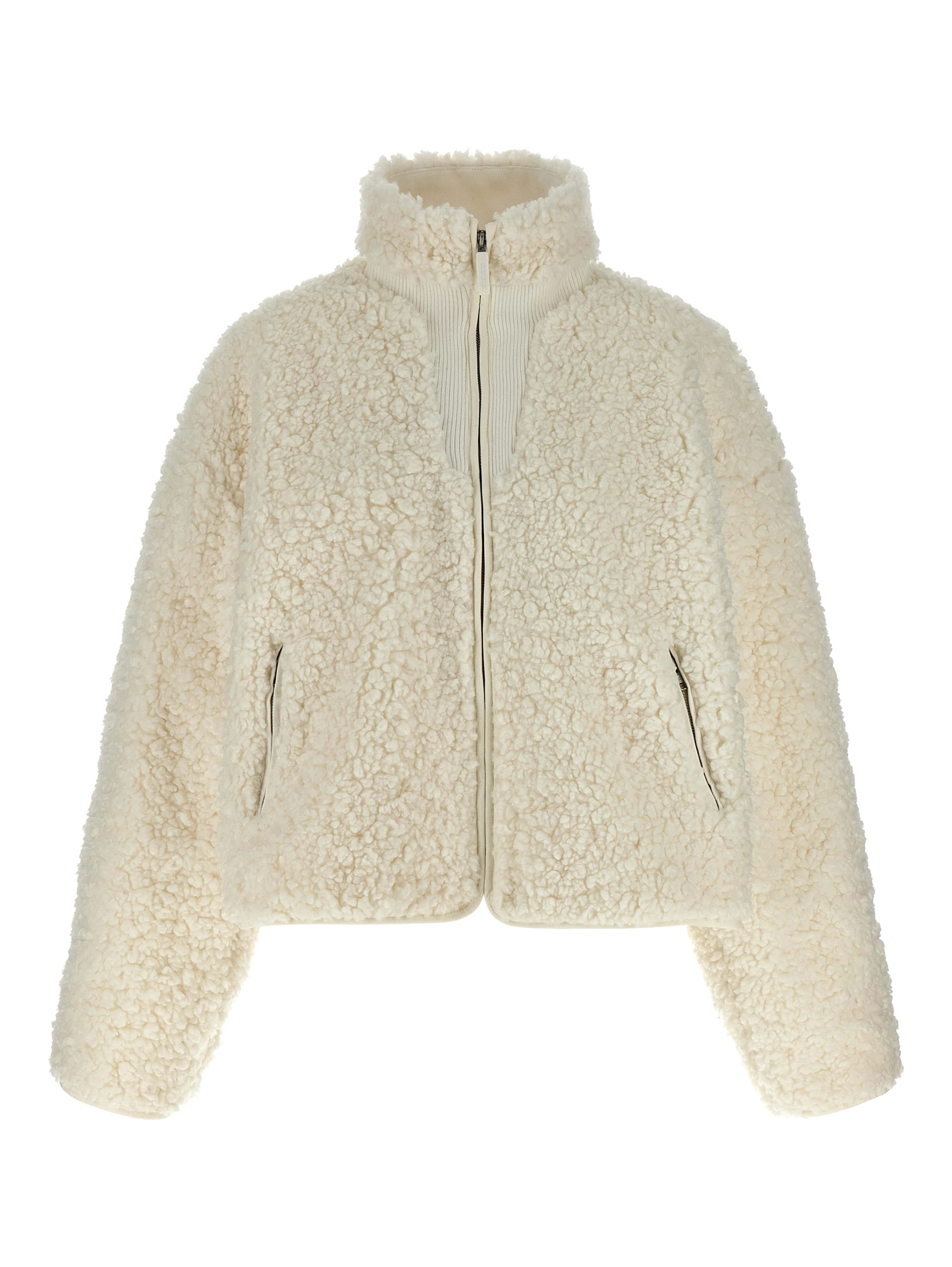 White Polyester Jacket