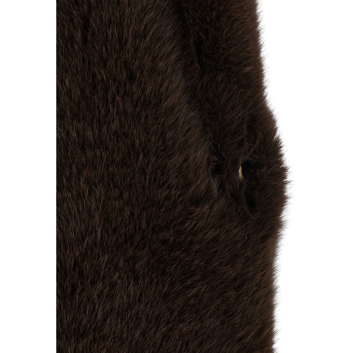 Brown Polyester Coat
