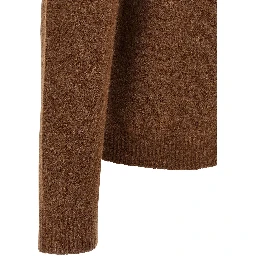 Brown Virgin Wool Cardigan
