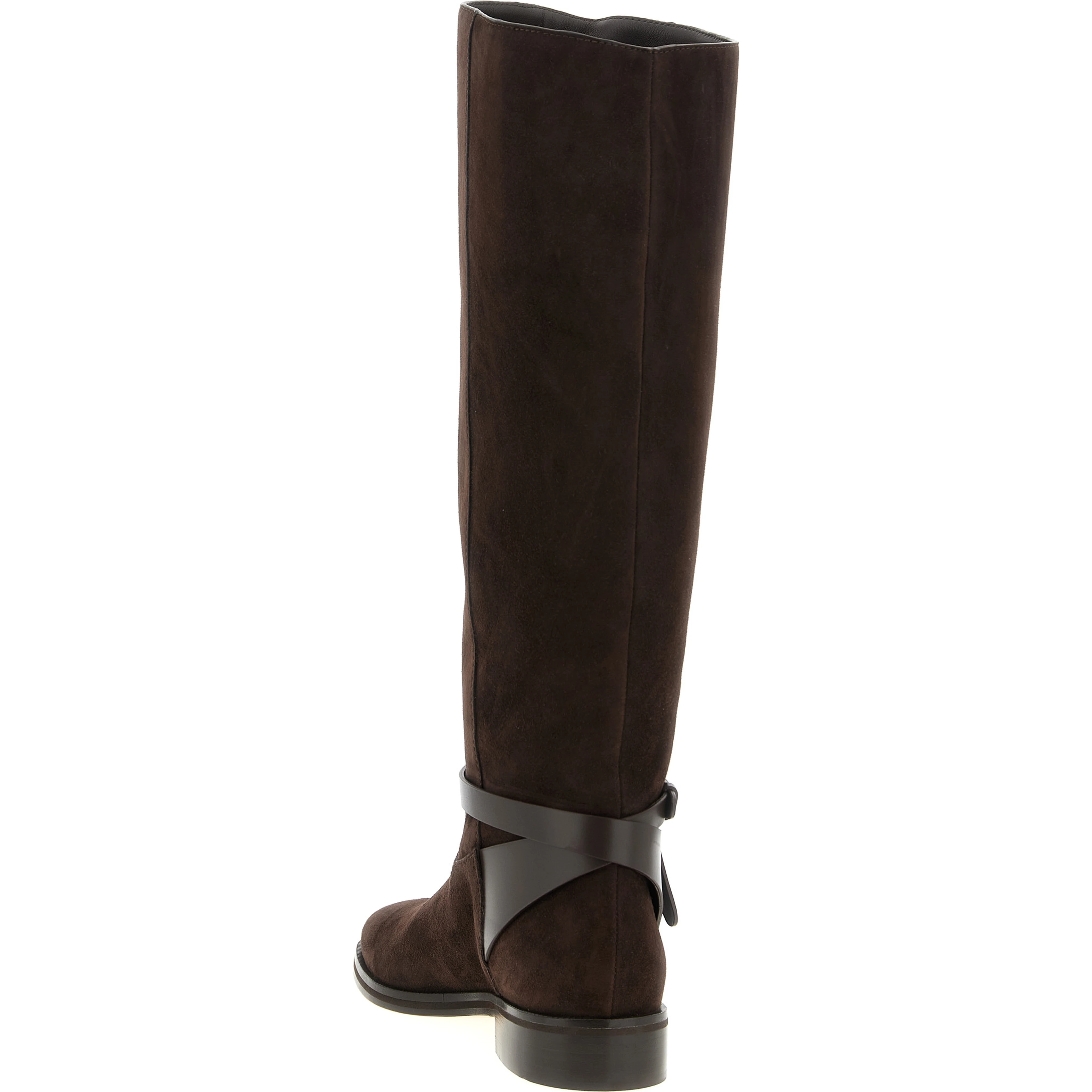 Brown Leather Over The Knee