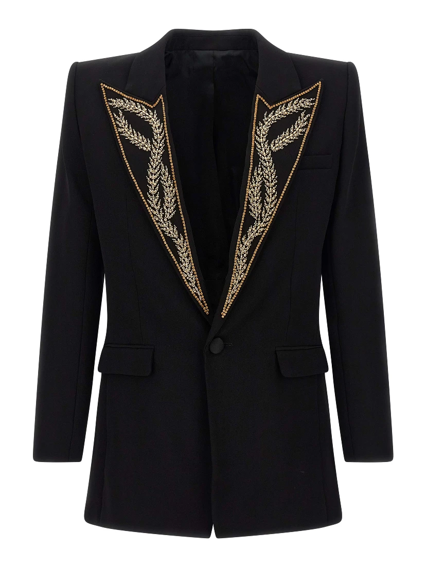 Black Viscose Blazer