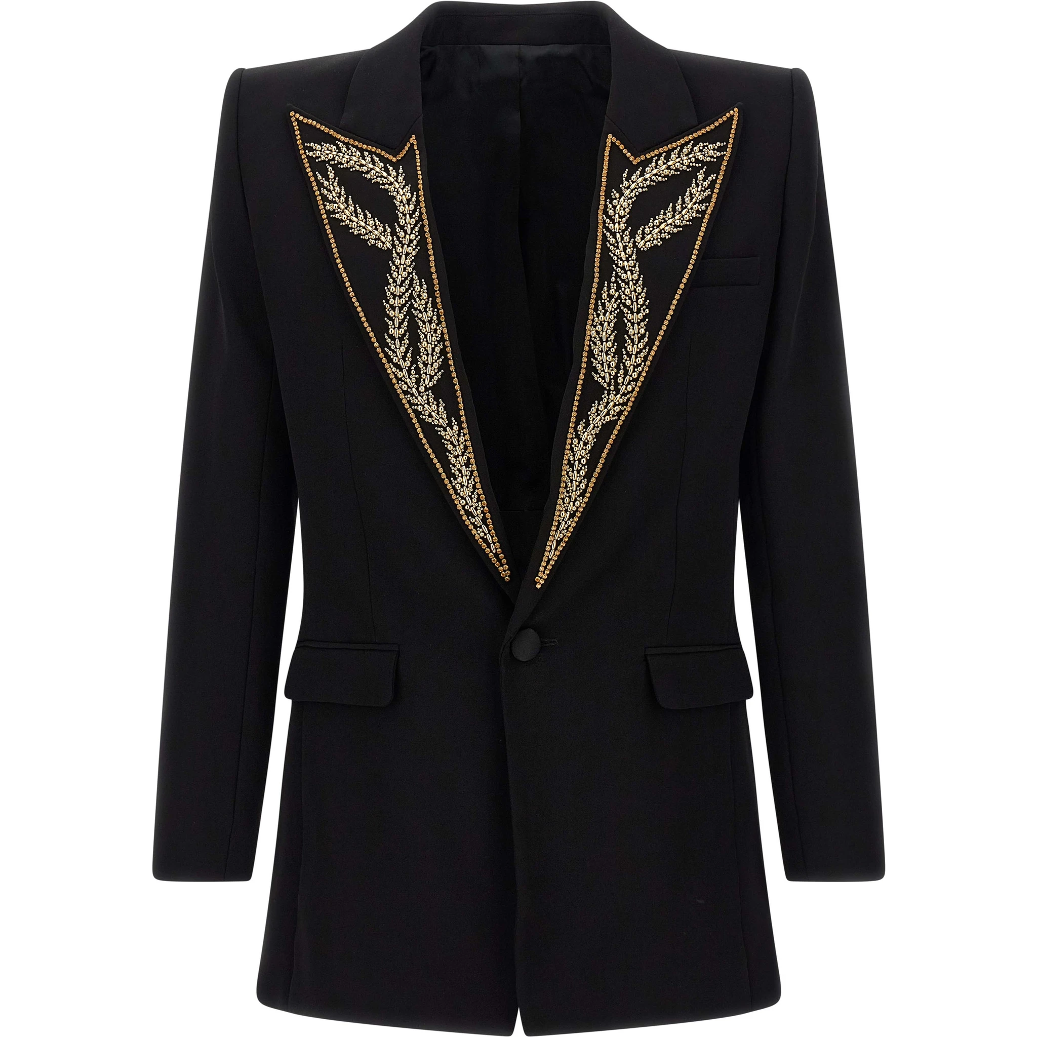 Black Viscose Blazer