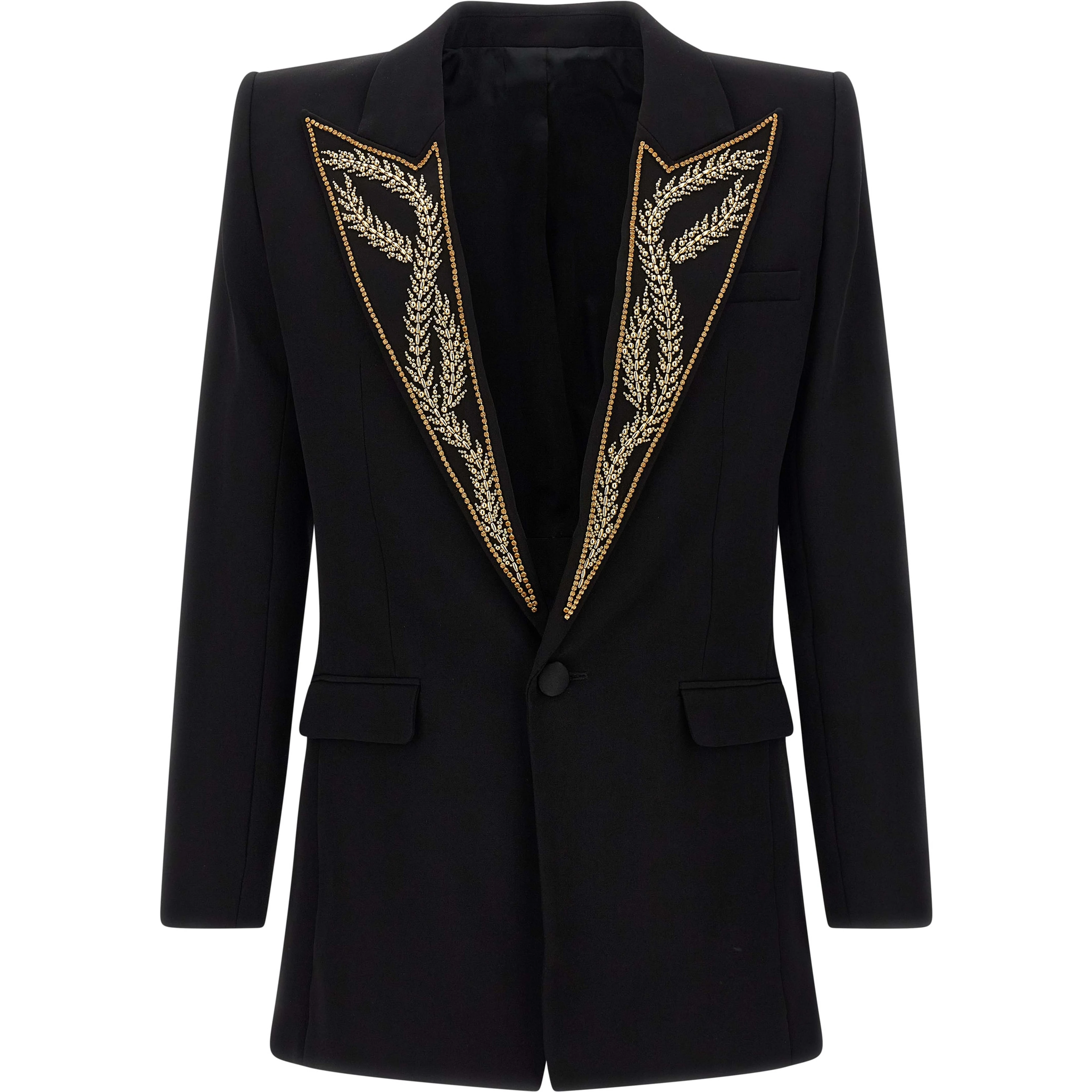 Black Viscose Blazer