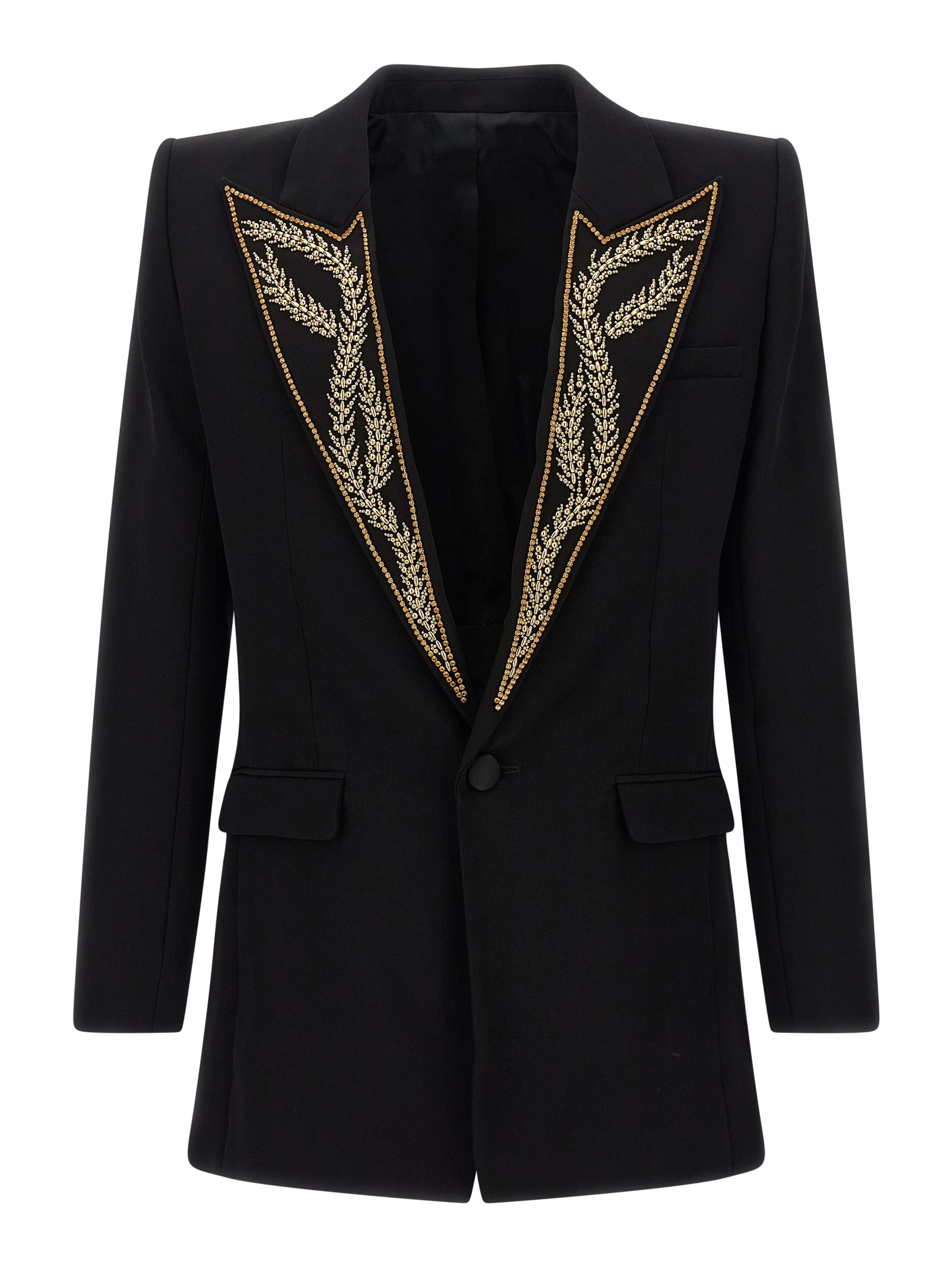 Black Viscose Blazer