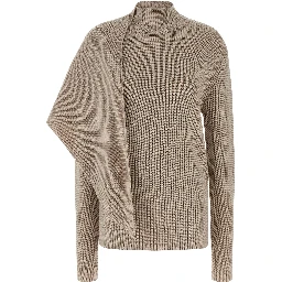 Beige Wool Cardigan