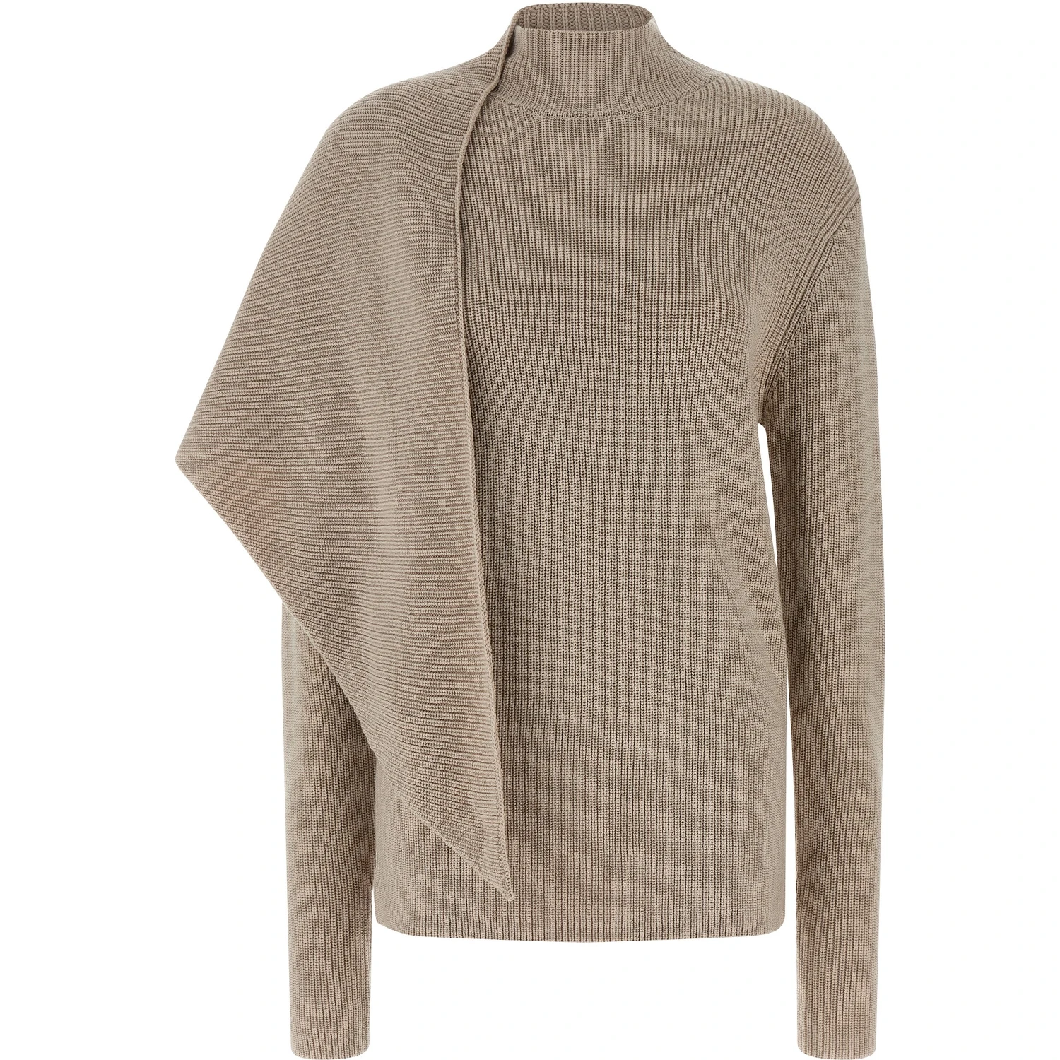Beige Wool Cardigan
