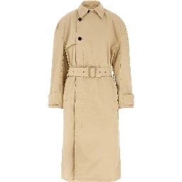 Beige Cotton Coat