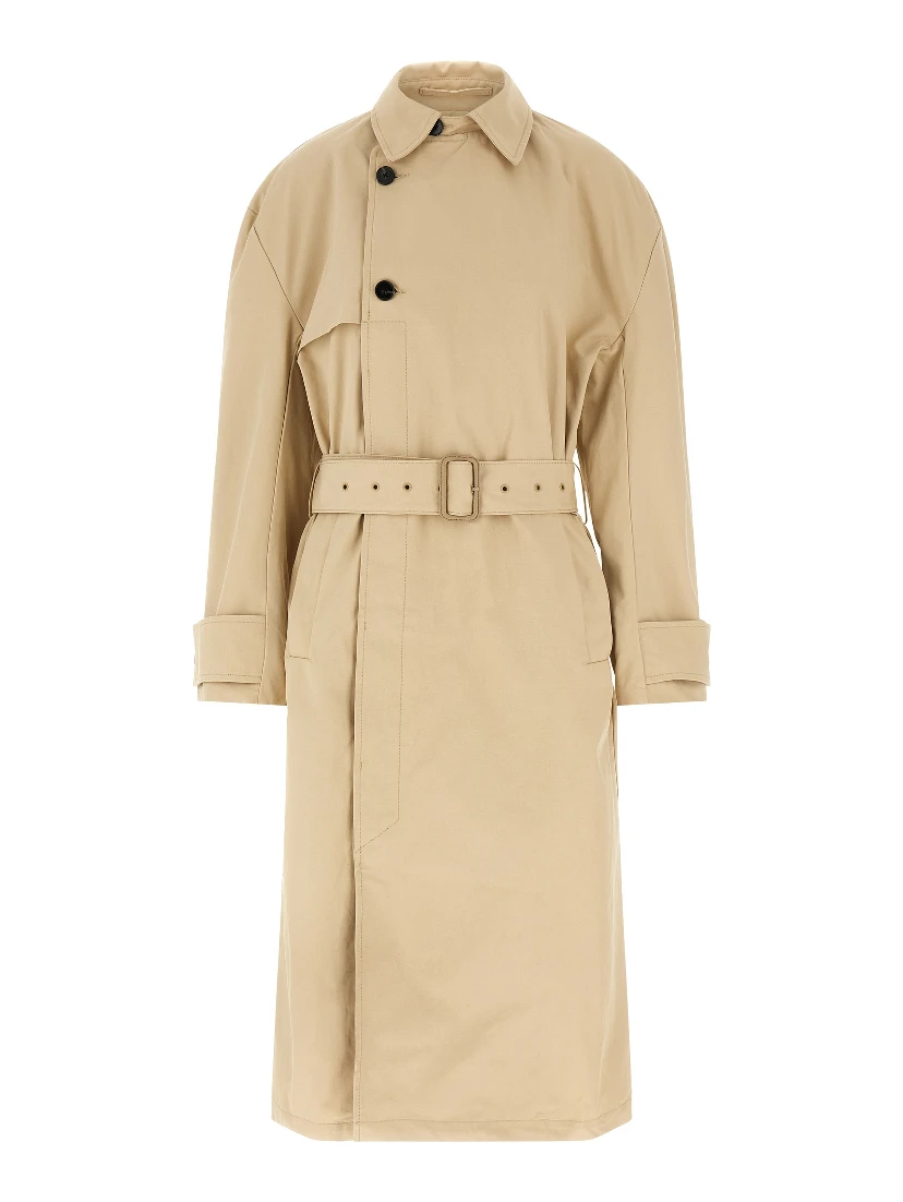 Beige Cotton Coat