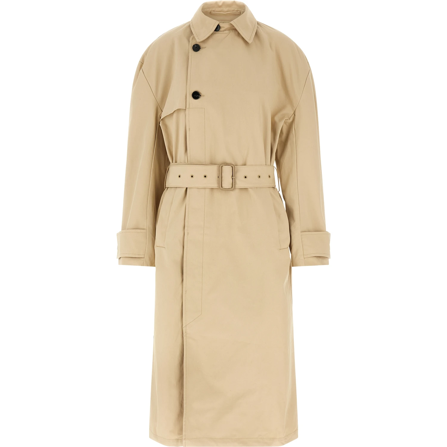 Beige Cotton Coat