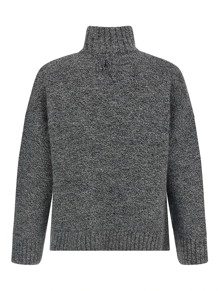 Gray Wool Cardigan