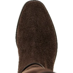Brown Leather Over The Knee