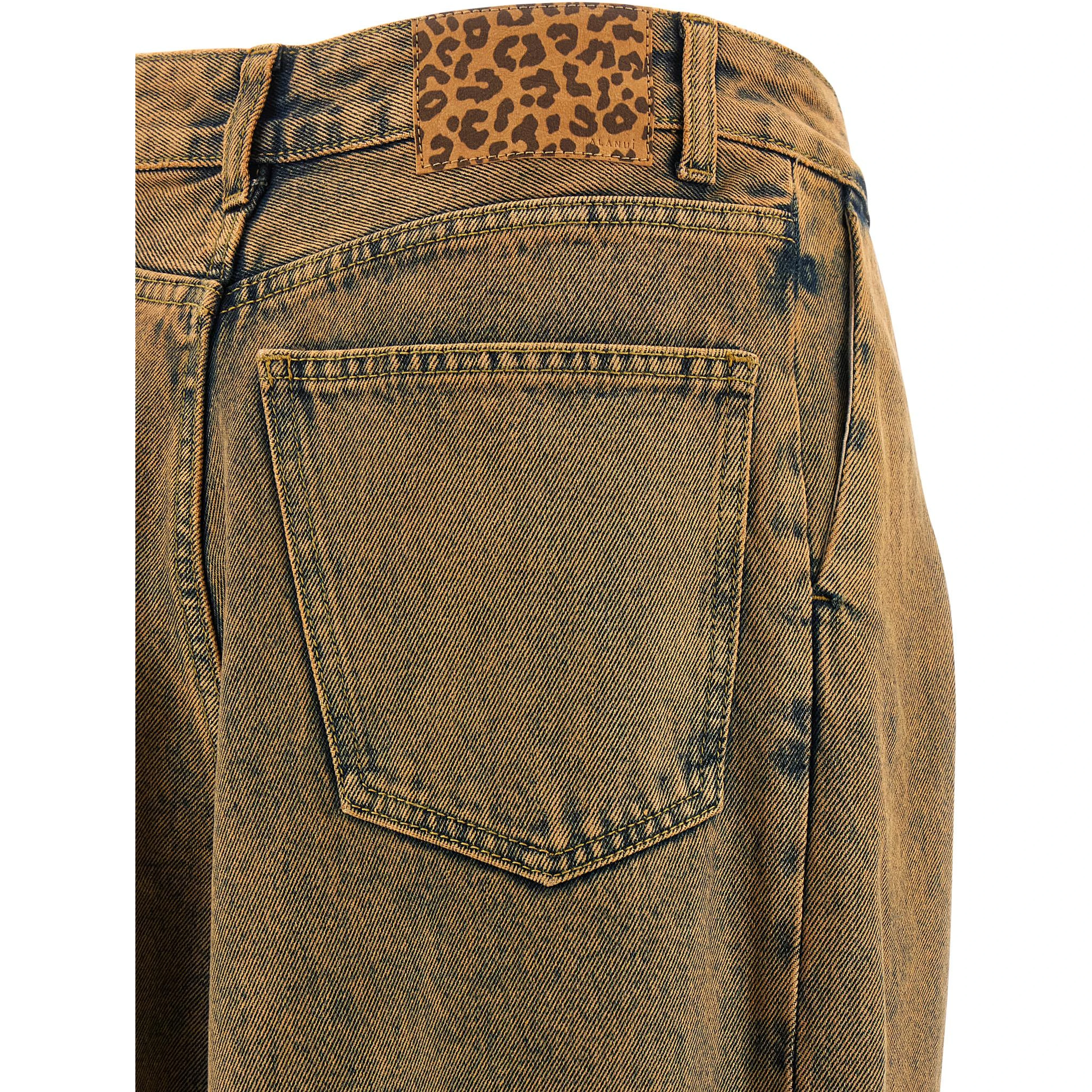 Multicolor Cotton Jeans Denim