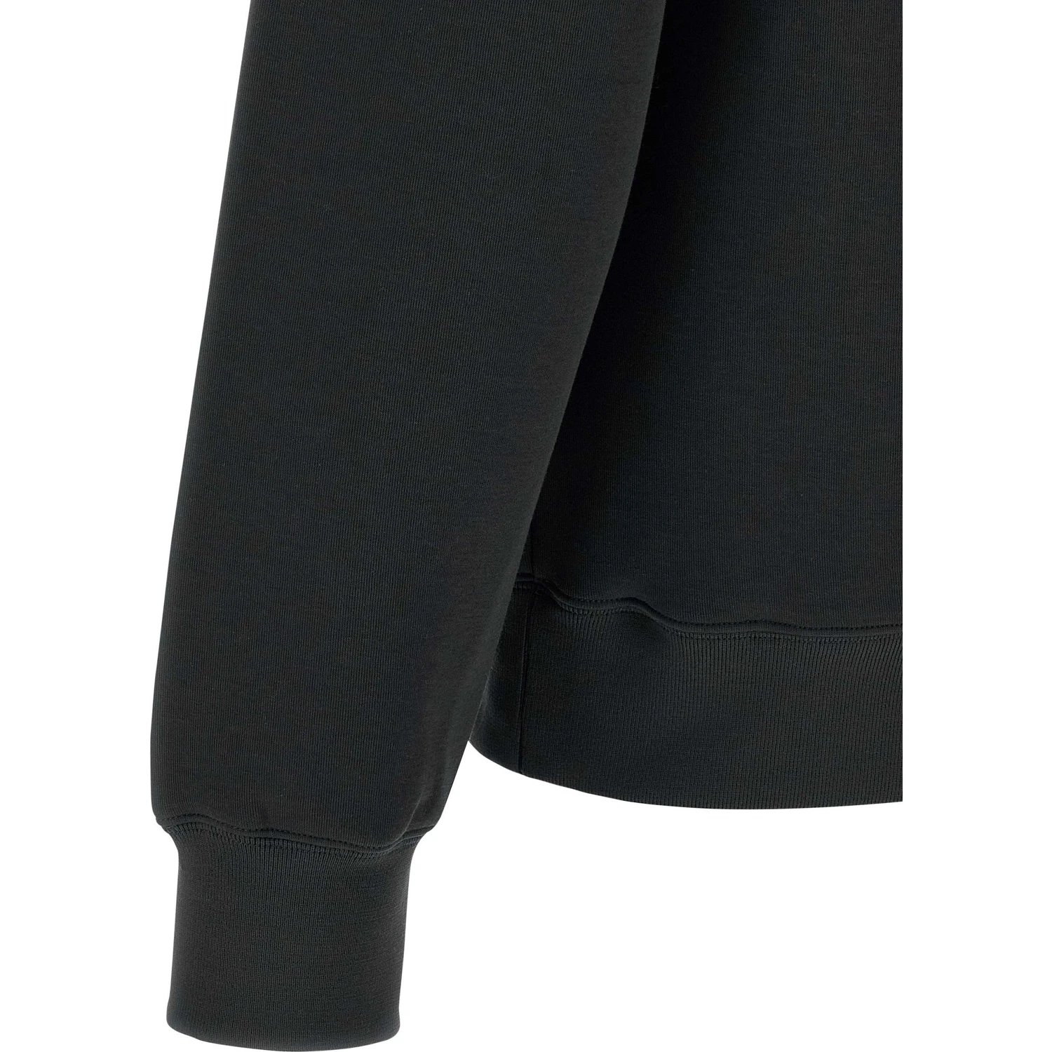 Black Cotton Sweatshirt
