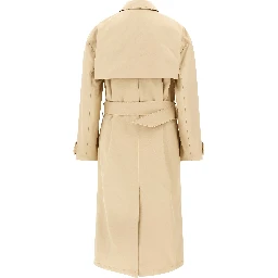 Beige Cotton Coat