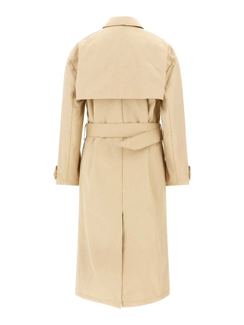 Beige Cotton Coat