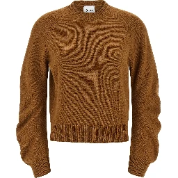 Brown Virgin Wool Cardigan