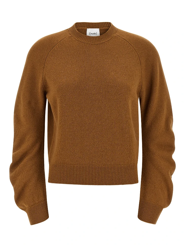 Brown Virgin Wool Cardigan