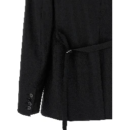 Black Virgin Wool Blazer