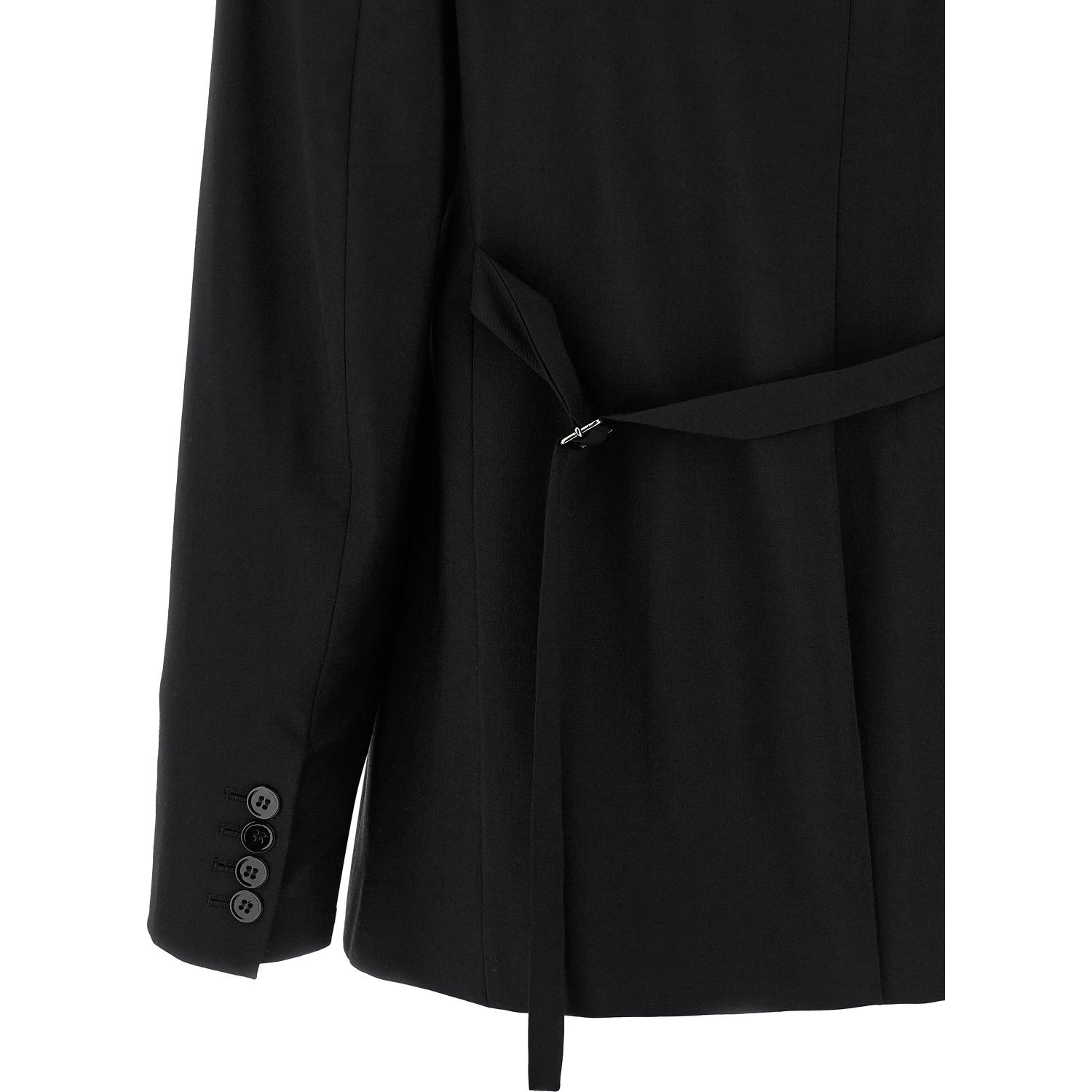 Black Virgin Wool Blazer