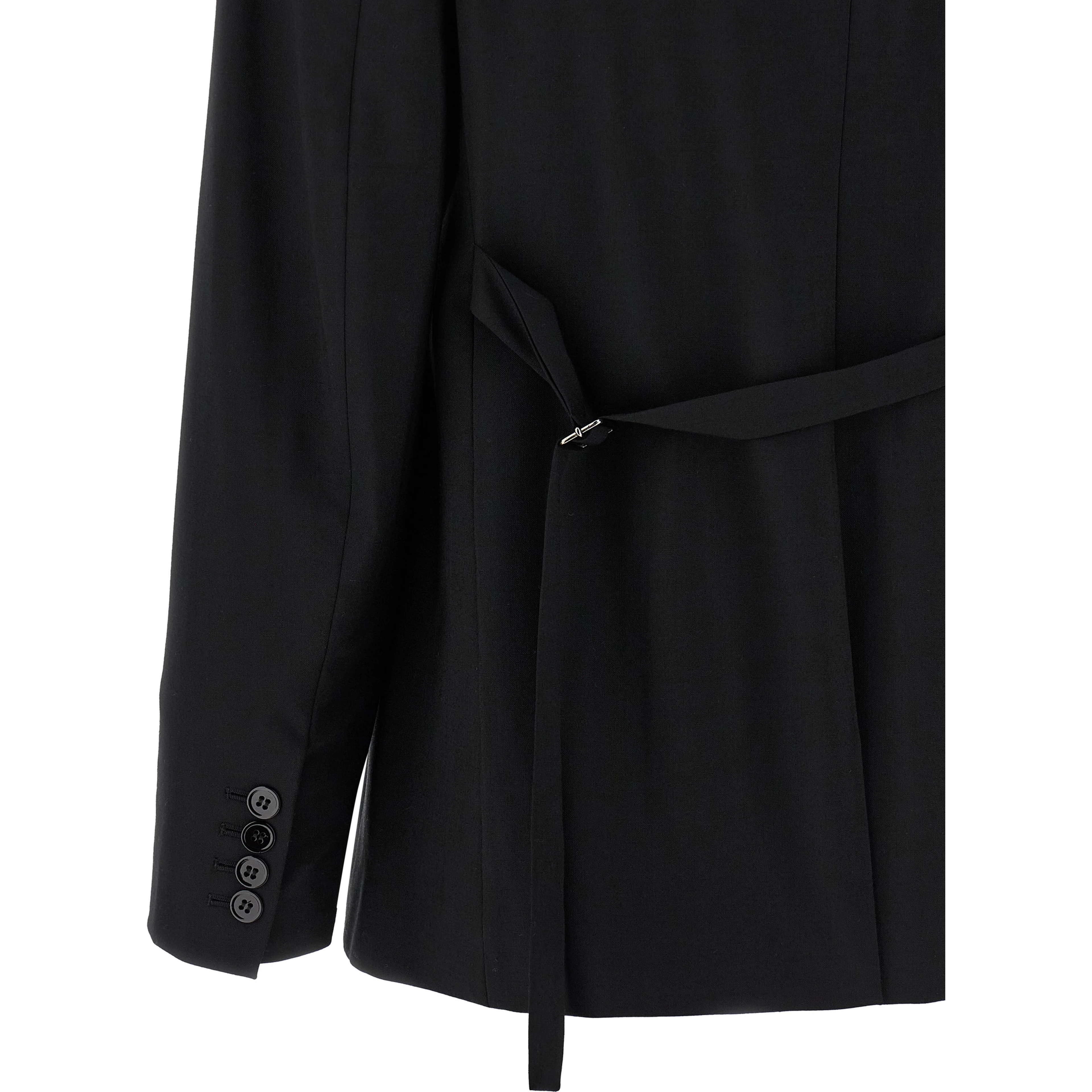 Black Virgin Wool Blazer