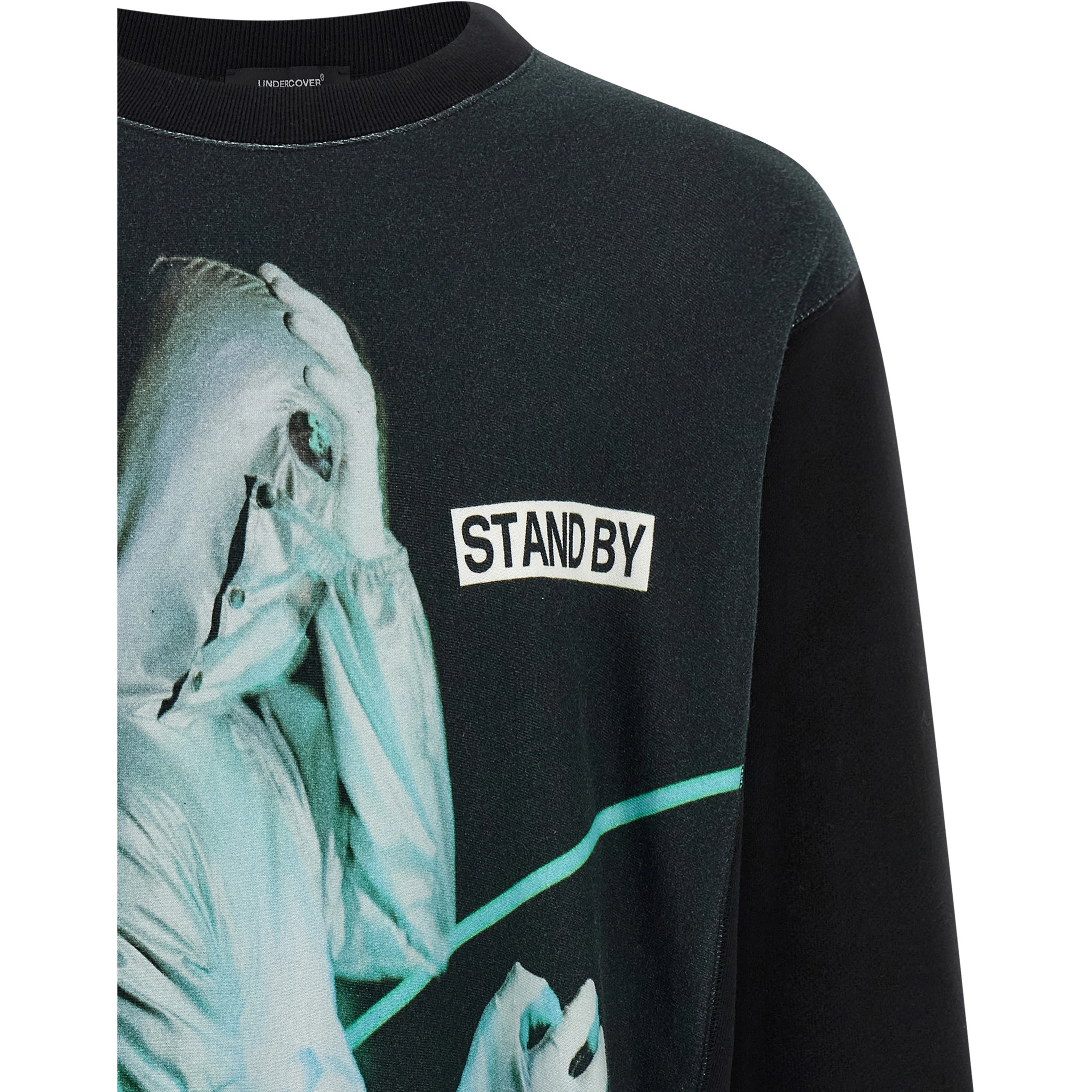 Black Cotton Sweatshirt