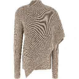 Beige Wool Cardigan