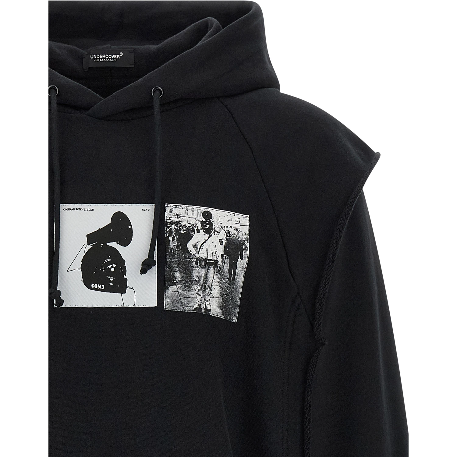 Black Cotton Sweatshirt