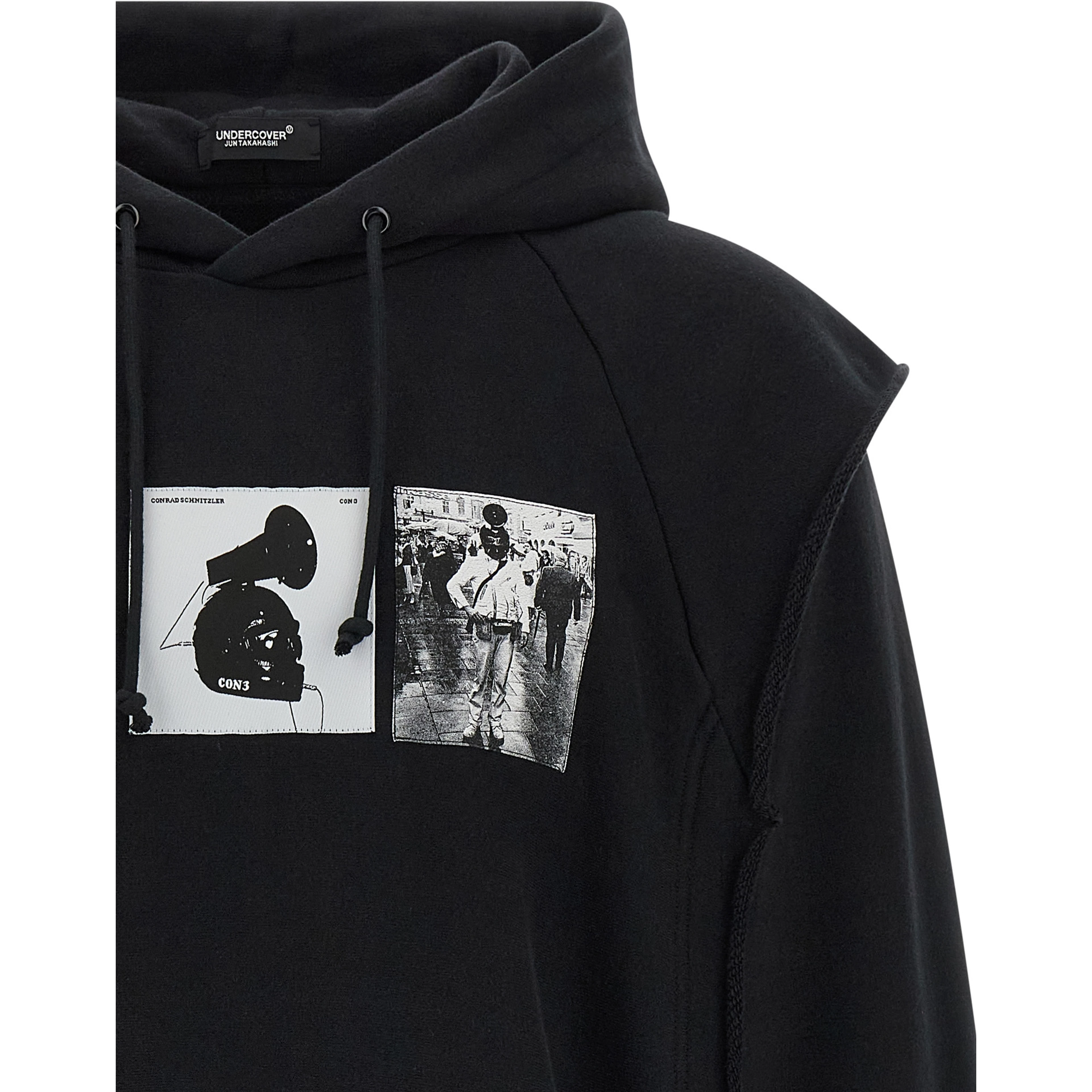 Black Cotton Sweatshirt