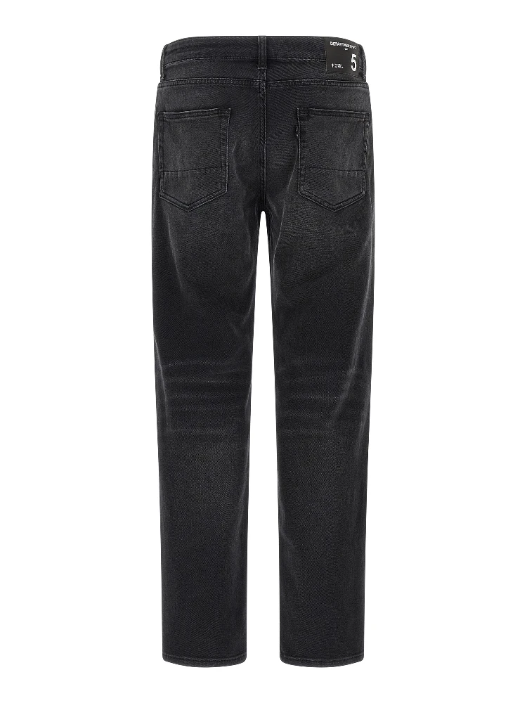 Black Cotton Straight-Leg Jeans alternative