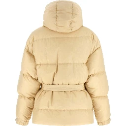 Beige Nylon Shell Jacket