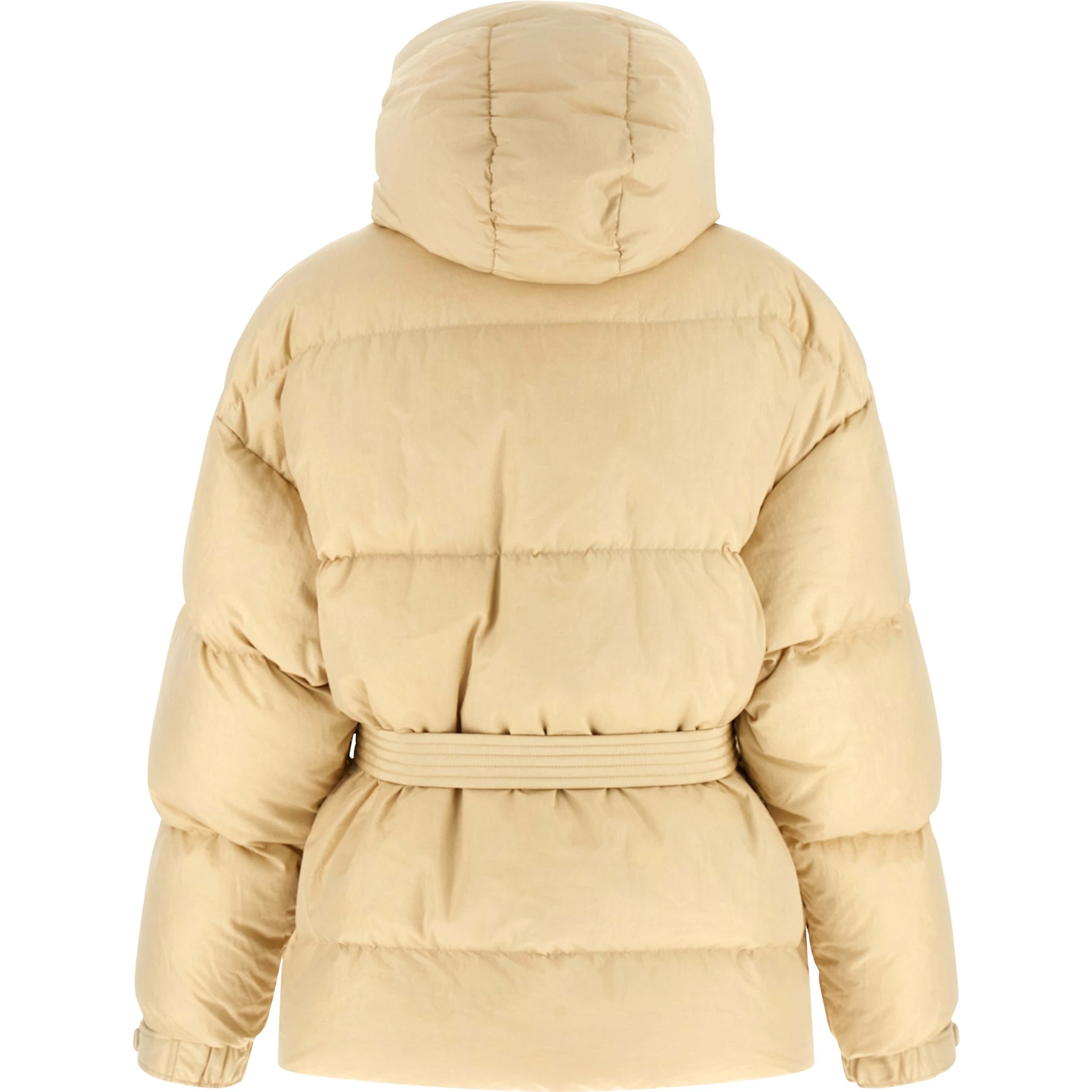 Beige Nylon Shell Jacket