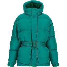 Bicolor Nylon Full-Length Jacket