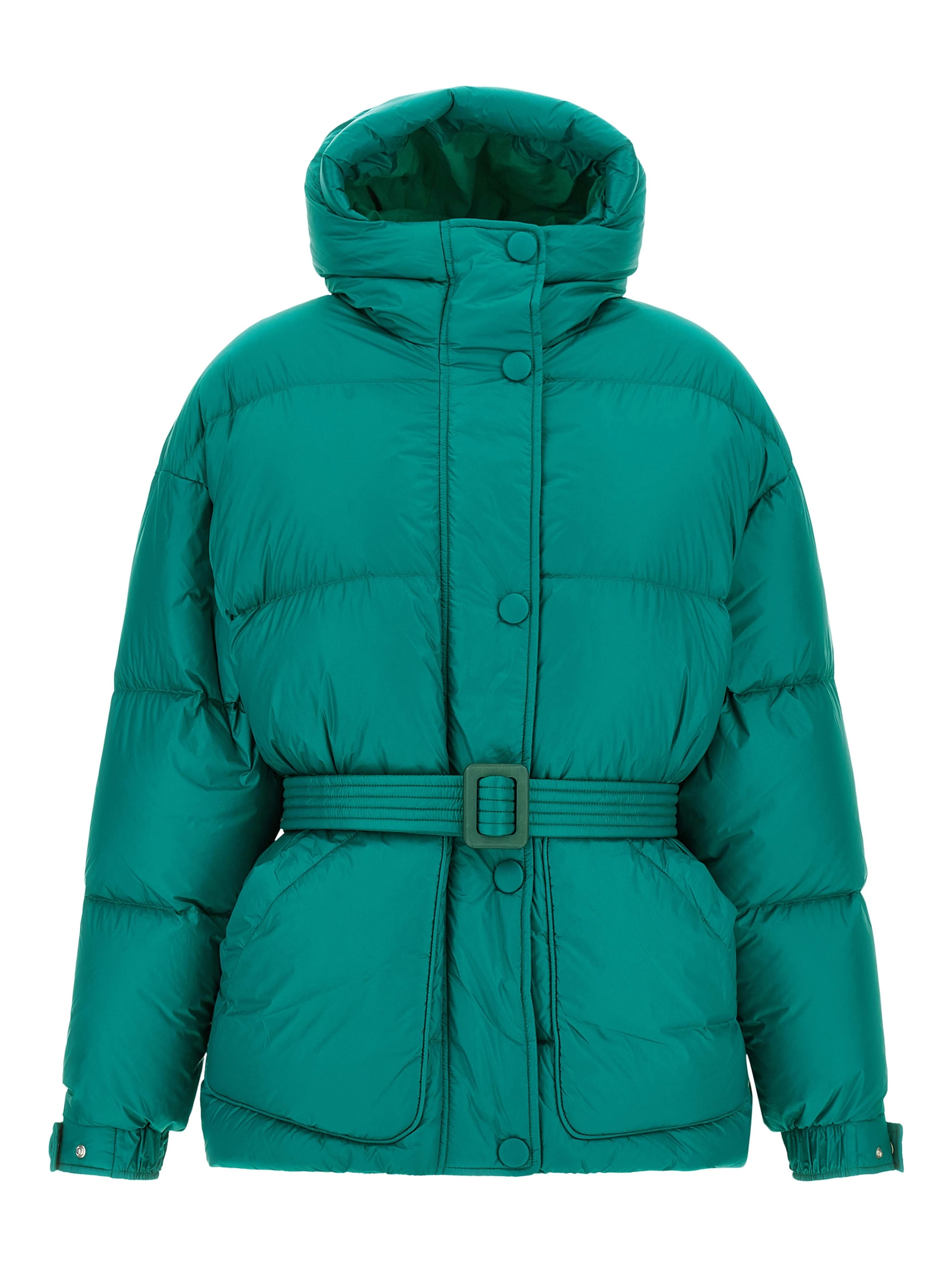 Bicolor Nylon Full-Length Jacket
