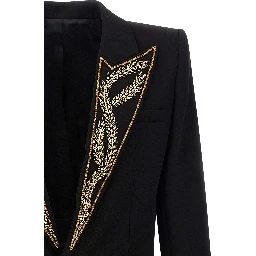 Black Viscose Blazer