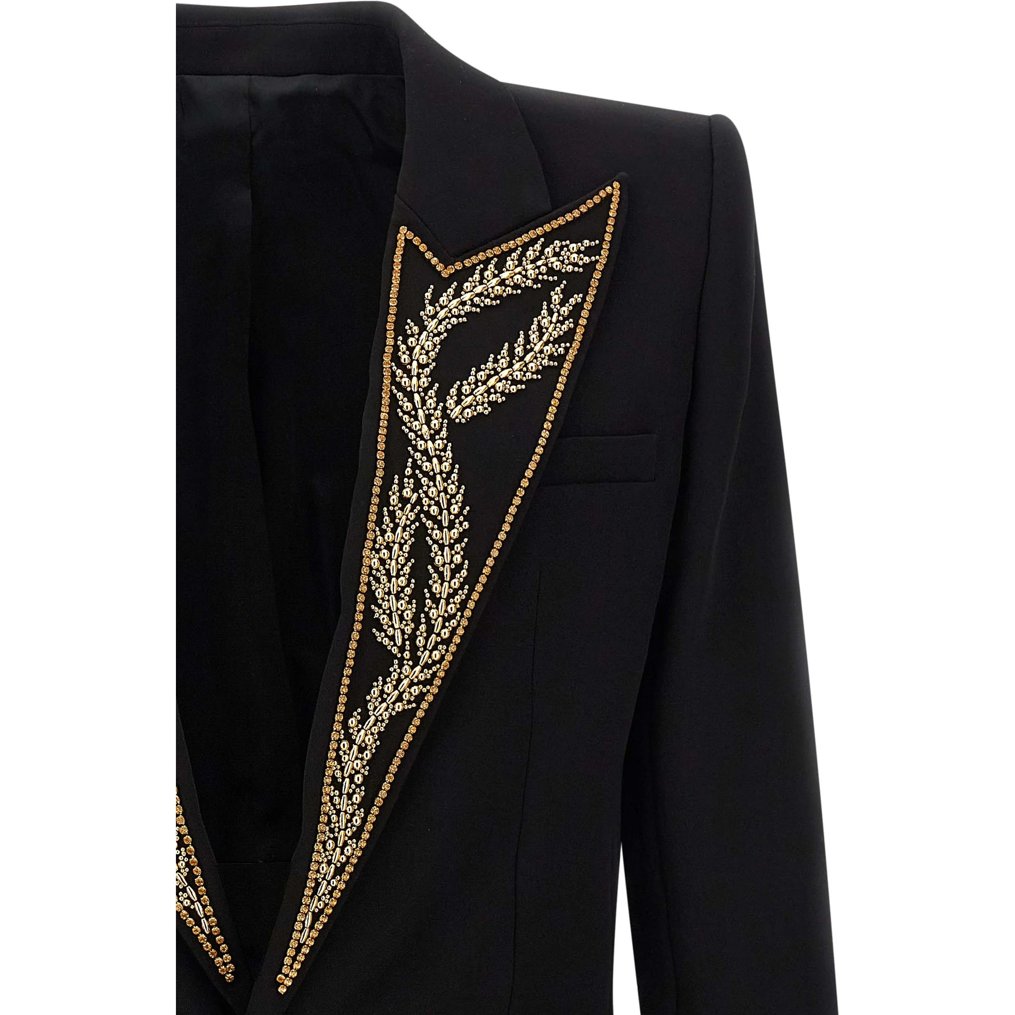 Black Viscose Blazer