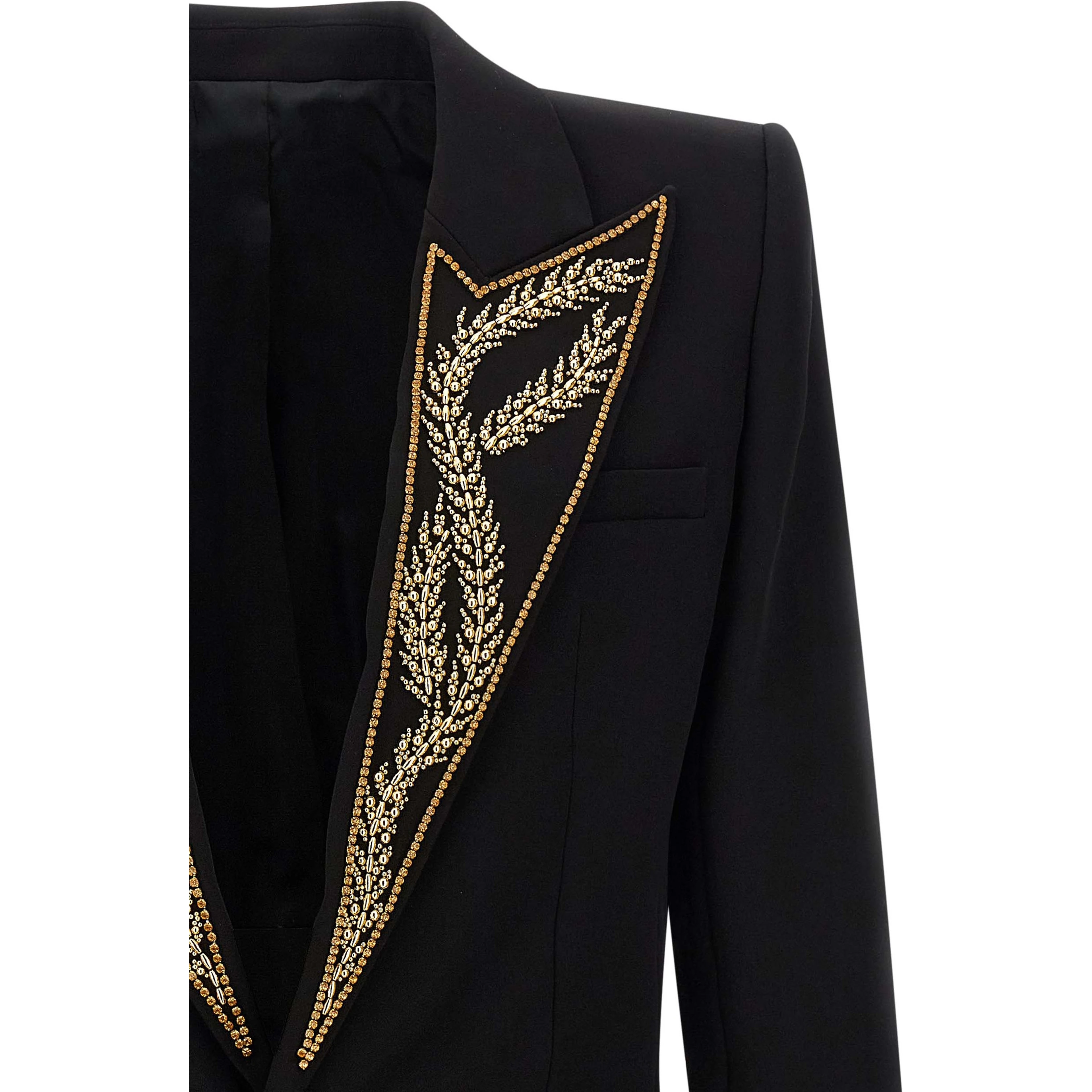 Black Viscose Blazer