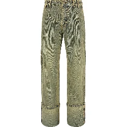 Bicolor Cotton Jeans Denim
