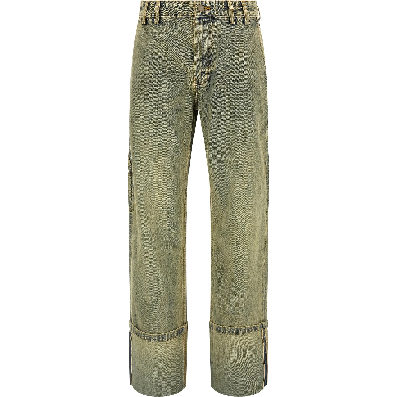Bicolor Cotton Jeans Denim