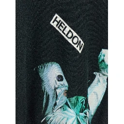 Black Cotton Sweatshirt
