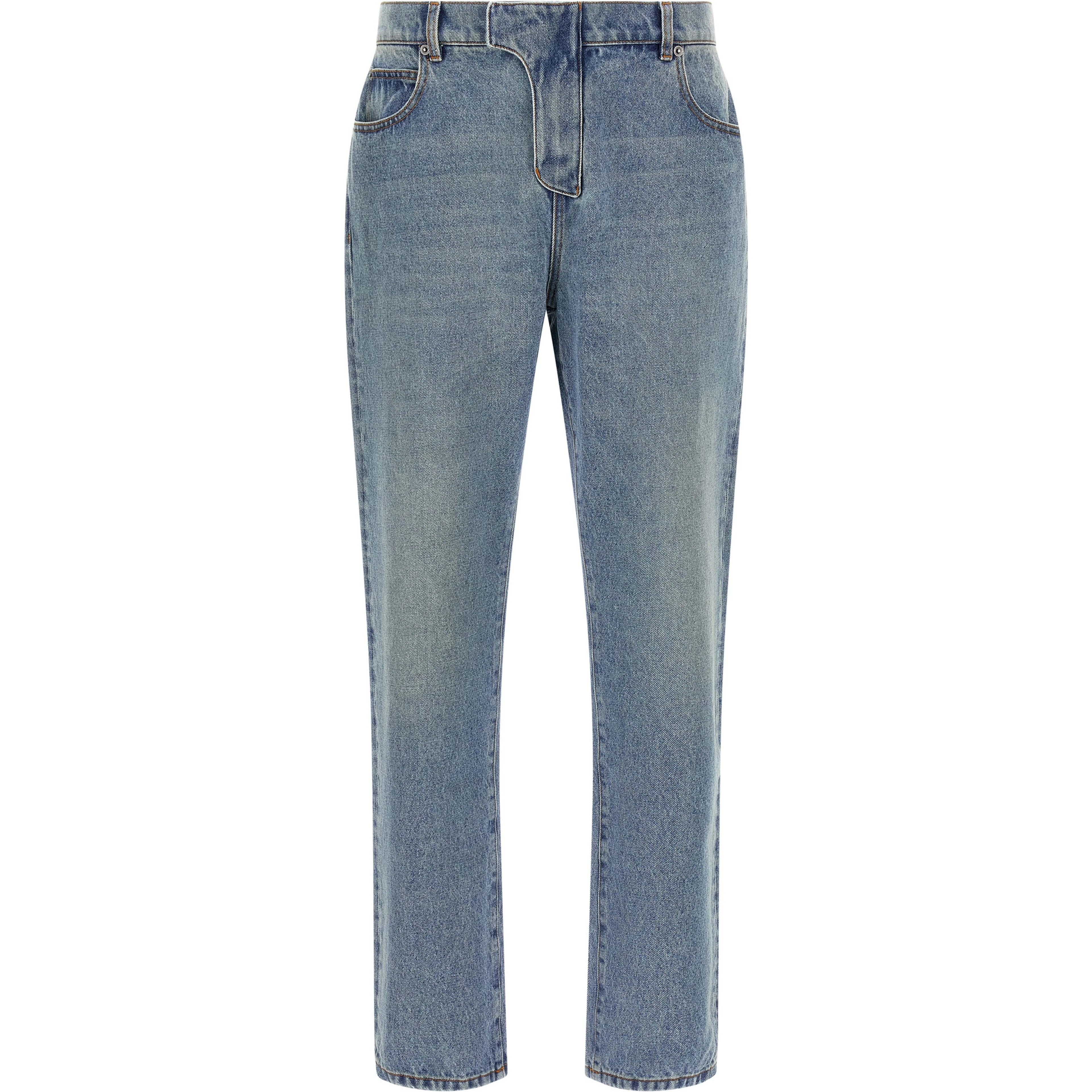 Blue Cotton Jeans Denim