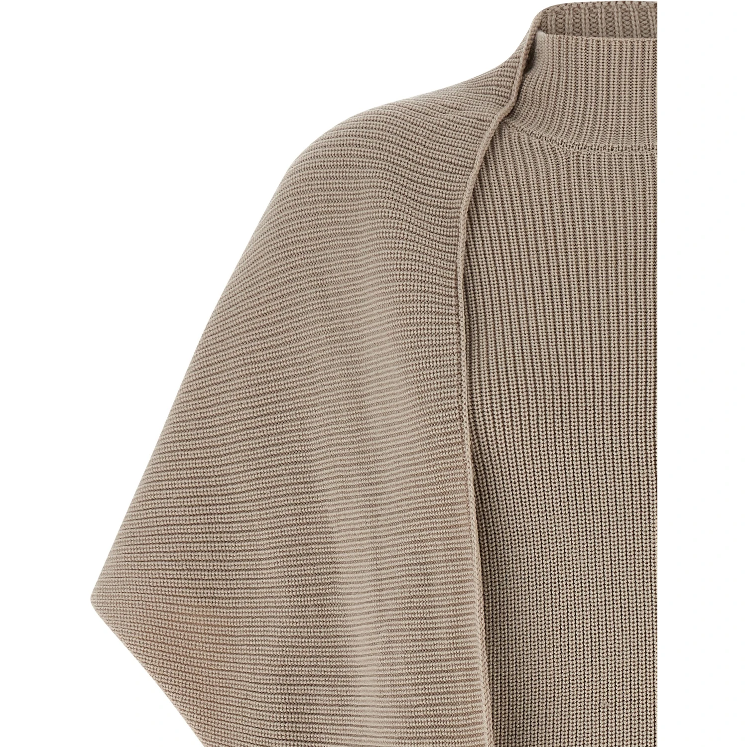 Beige Wool Cardigan